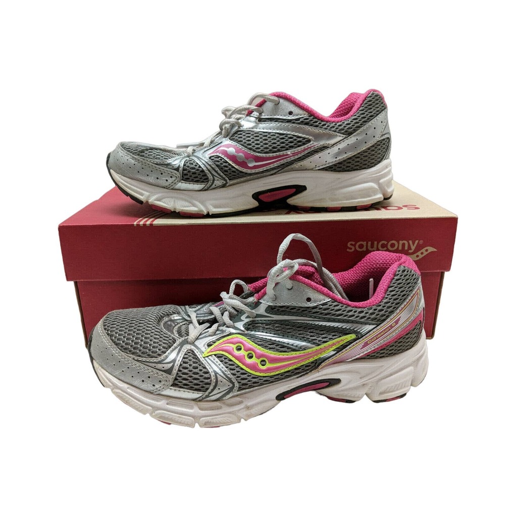 Saucony Cohesion 6 Women's Size 8.5 Wide - Gray Pink 15166-3